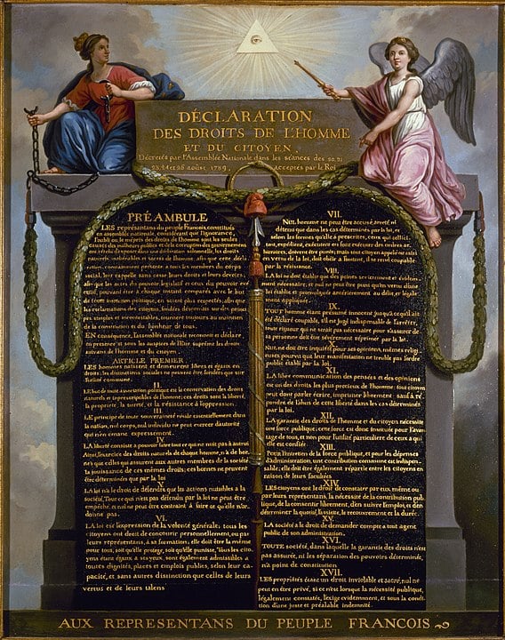 Déclaration des droits de l'homme et du citoyen de 1789